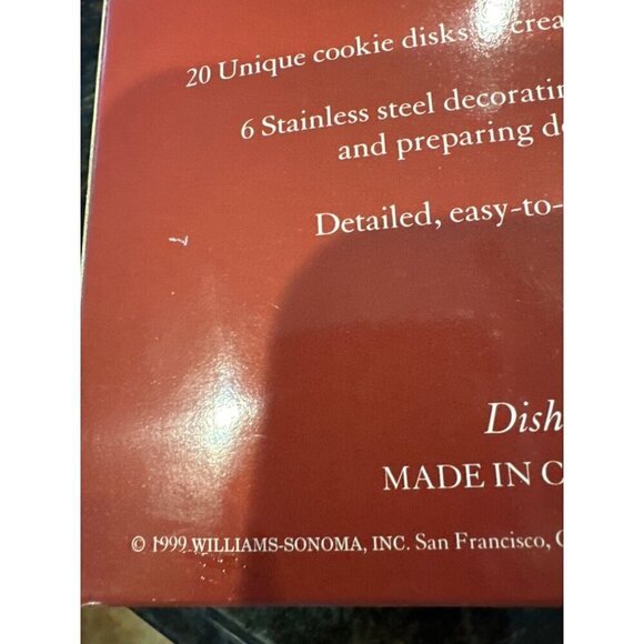 Vintage Kuhn Rikon Cookie Press Switzerland Professional Decorating Set Recipes - Picture 16 of 16